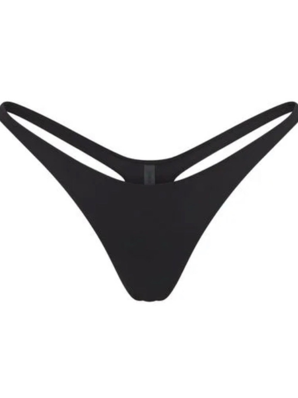 SKIMS Recycled Swim Thong Onyx - Picture 2 of 4